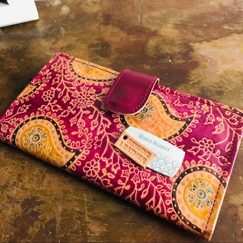 Leather World Market Wallet